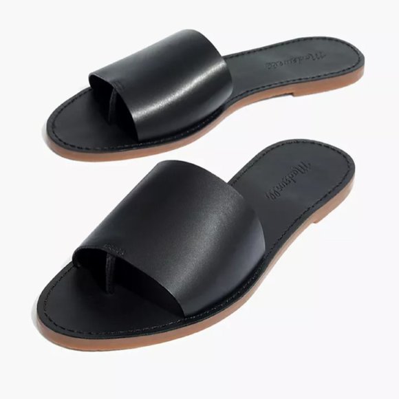 Madewell Boardwalk Post Slide Sandal - Picture 1 of 7